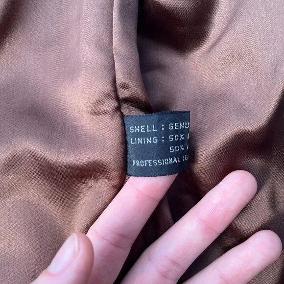 Vintage Scully Genuine Leather Blazer Mens Size 44 Western Cowboy Outerwear